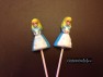 404sp Alice in Wonderland Chocolate or Hard Candy Lollipop Mold